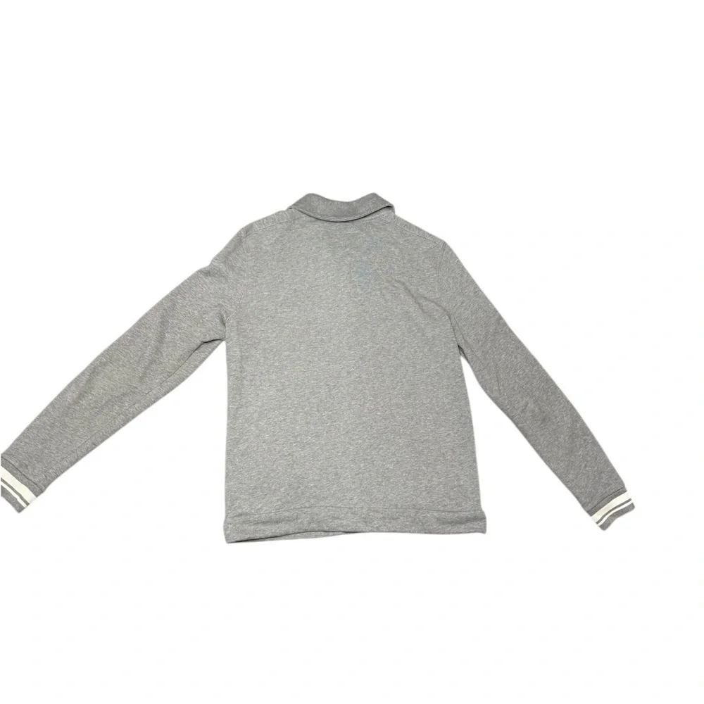 Hugo Boos Gray Button-Up Cardigan